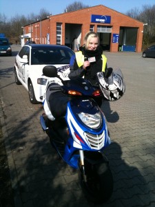 Fahrschülerin in Nordhorn von der Fahrschule Die2