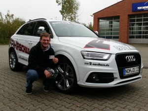 Vorderrad in Nordhorn Audi